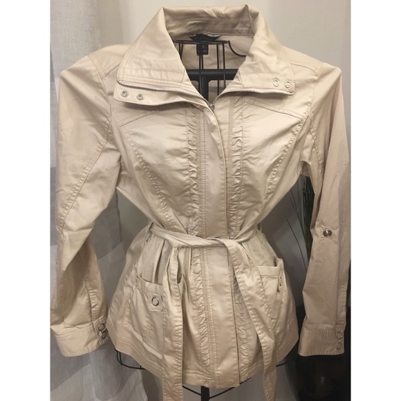 White House Black Market Jackets & Blazers - White House Black Market Beige Jacket Size 12